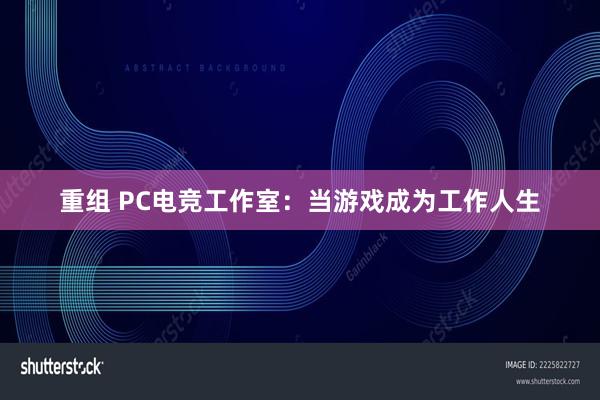 重组 PC电竞工作室：当游戏成为工作人生